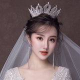 Shiny Bride Tiaras Crowns Crystal Wedding Hair – Gifts for Couples — 1