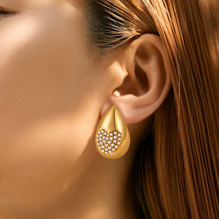 18K Gold Stainless Steel Simple Geometric Water – Unique Gift Ideas — 1