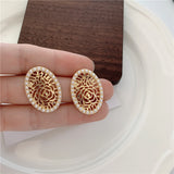 Trendy Sterling Silver Needle Stud Earrings For Women – Stylish Gifts — 15