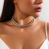 Fashion Metal Snake Bone Collar Women's Simple – Jewelry Gift Ideas — 12