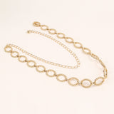 Waist Chain Women Senior Sense Circle Wavy Metal Chain – Stylish Gifts — 5