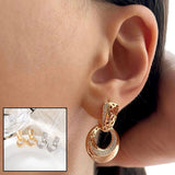 Luxury Hollow Round Moon Rose Gold Silver Color – Jewelry Gift Ideas — 1