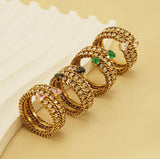 Stainless Steel 18K Full Diamond Multilayer Ring – Birthday Gifts — 15