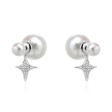 Large And Small Pearls Zircon Eight-pointed Stars – Gifts for Her — 4