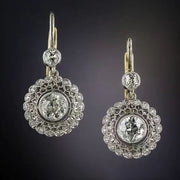 Female Geometric Circular Zircon Earrings – Gifts for Her — 1
