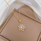 Pearl Flower Zircon Light Luxury Temperament – Jewelry Gift Ideas — 2