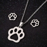 Hand Kneading Heart Stud Necklace Set – Jewelry Gift Ideas — 6