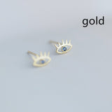 Eyelashes Blue Eyes Inlaid Zirconium Diamonds – Meaningful Gifts — 2