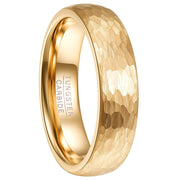 Wide Rose Gold Carved Men Ring – Gifts for Him — 2