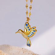 Fashion Stainless Steel Hummingbird Color – Jewelry Gift Ideas — 2