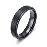 Fashion Black Classic Titanium Ring – Stylish Gifts — 9