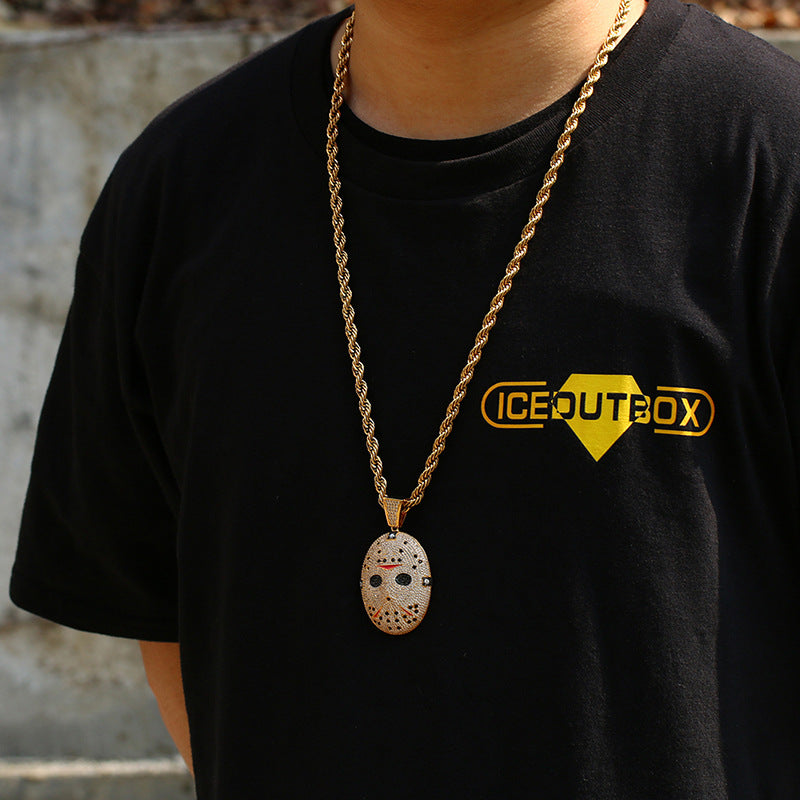 Chain Saw Frightening Mask Necklace – Jewelry Gift Ideas — 1