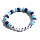 Colorful Beach Boho Ball Alphabet Bracelet – Jewelry Gift Ideas — 8