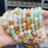 Female Single Circle Ball Natural Stone Bracelet – Jewelry Gift Ideas — 4