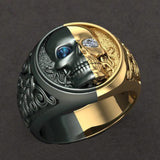 Men's Fashion Trend Blue And White Diamond Two Tone – Stylish Gifts — 1