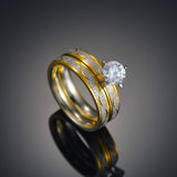 Men's And Women's Diamond Wide-faced Rings – Gifts for Her — 3