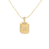18K Gold Inlaid Zircon Letter Necklace For Women – Jewelry Gift Ideas — 10