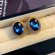 925 Silver Needle Water Diamond Retro Style Earrings – Stylish Gifts — 4