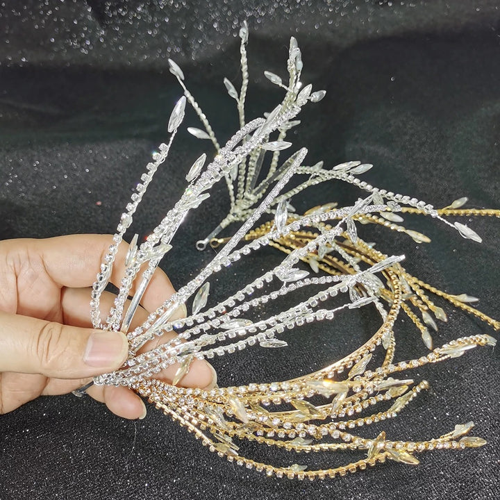 Handmade Diamond Headband Tiara Bridal Crystal – Meaningful Gifts — 1