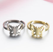 Adjustable Star Moon Stainless Steel Geometric Vintage – Stylish Gifts — 10