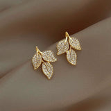 Women's Leaf Earrings Elegant And High-end Birthday – Gifts for Her — 5