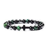 Colorful Tigereye Cross Agate Bracelet – Jewelry Gift Ideas — 20