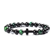 Colorful Tigereye Cross Agate Bracelet – Jewelry Gift Ideas — 20
