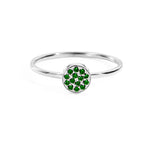 Women's Stainless Steel Inlaid Rhinestone Ring – Gifts for Her — 6