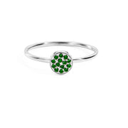 Women's Stainless Steel Inlaid Rhinestone Ring – Gifts for Her — 6