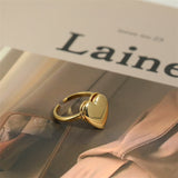 Popular Oil-dripping Copper Gold-plated Flower Ring – Birthday Gifts — 3