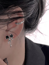 Female Special-interest Design Asterism Bow Stud – Gifts for Her — 4