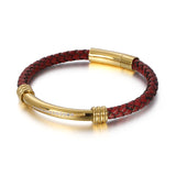 Simple Leather Rope Braided Fashion Men's Bracelet – Stylish Gifts — 4