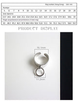 Minimalist Glossy Ring Opening S925 Sterling – Unique Gift Ideas — 10
