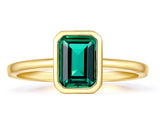 Female 925 Pure Women's Emerald Ring – Gifts for Her — 2