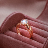 Rose Gold Natural Colorful Zircon Ring – Useful Gifts — 4