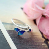 Lady Temperament Artistic Enamel Branch Epoxy Ring – Useful Gifts — 2