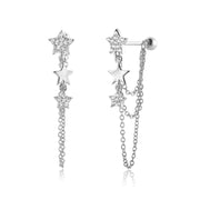 Five-pointed Star Sterling Silver Needle Tassel – Thoughtful Gifts — 2