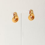 Temperament Youthful-looking Ring Earrings Metal – Everyday Gifts — 4