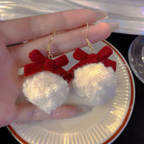 Women's Fashion Vintage Bow Flocked Earrings – Stylish Gifts — 5