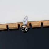 Detachable Silver Alloy Liquid Handmade Nail Ring – Beauty Gifts — 1
