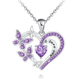 Ins Butterfly Love Necklace With Rhinestones – Jewelry Gift Ideas — 8