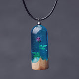 Log Resin Rose Valentine's Day Gift Pendant – Jewelry Gift Ideas — 2