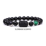 Fashion Twelve Constellations Bracelets Men – Stylish Gifts — 8