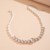 Exaggerated Punk Contrast Color Beaded Necklace – Jewelry Gift Ideas — 3