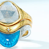 Retro Exaggerated Irregular Shape Ring – Everyday Gifts — 3