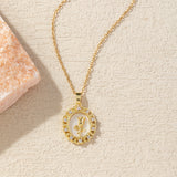 Retro White Shell Rose Necklace Copper Plated – Jewelry Gift Ideas — 2