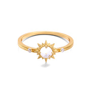 Luxury Retro Natural White Crystal Ring – Gift Ideas — 2