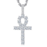 Hip Hop Cross Copper Inlaid 4mm Zircon Gold – Jewelry Gift Ideas — 2