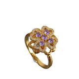 Women's Fashion Rotatable Purple Diamond Ring – Stylish Gifts — 2