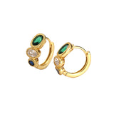 Whole Body Silver Emerald Eardrops Earrings Fashion – Stylish Gifts — 4
